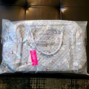 Vera Bradley Iconic Weekender Travel Bag in Beary Merry
